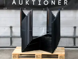10 Stk Scene/bordbukke mål 102*102cm H 70cm, sort 