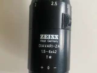 Zeiss 1,5-6x42 sigtekikkert