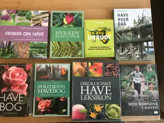 Havebøger - store flotte fra min samling- UDSALG