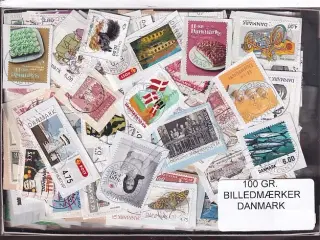 Danmark 100 g. Billedmærker Enkeltklip - Ny varer hjemkommet 31 - 10 - 2024 - Flot Parti !!