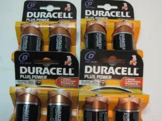8 stk. Duracell Batterier Type D