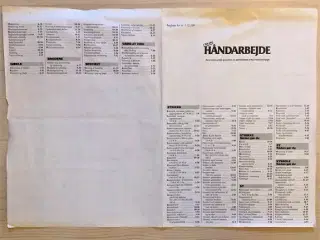 HÅNDARBEJDSBLADE 1989. 10 stk.