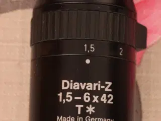 Sigtekikkert Zeiss 1,5-6x42