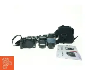 Spejlreflekskamera EOS 1000D + 580EX II inkl. taske fra Canon (str. 12 x 10 cm)