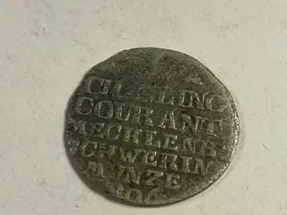 1 Schilling Courant mecklenburg schwerin 1806