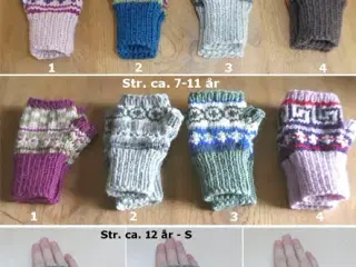 Nye håndstrikkede pulsvarmere