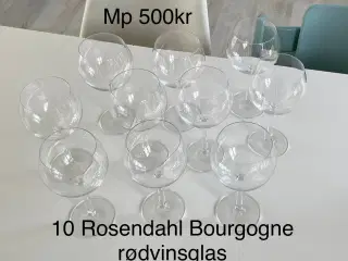 10 Rosendahls Bourgogne rødvinsglas 