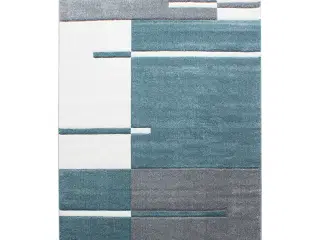 Hawaii Kortluvet tæppe Ternet - Blå - 200x290