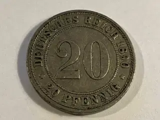 20 Pfennig 1890 Germany