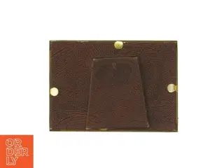 Antik billedramme med foto (str. 10,5x7,5 cm)