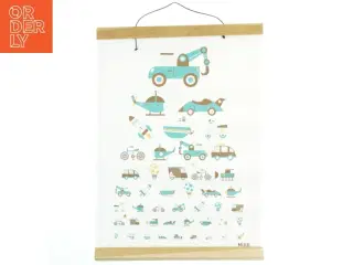 Plakat med transportmotiver fra Muui (str. 43x30 cm)