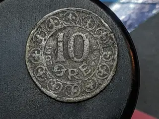 10 øre 1907 sølv