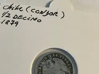 1/2 Decimo 1879 Chile