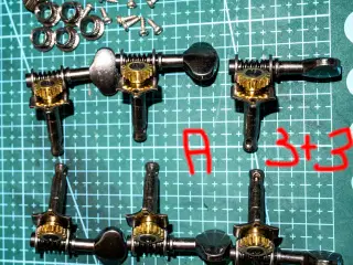 Guitar- mekanik  3+3 til westernguitar.(Baton Rou)