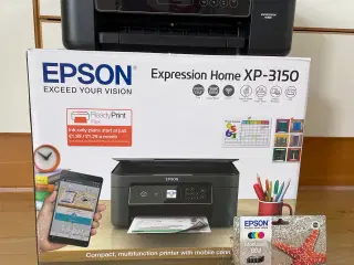 Epson Expression Home XP 3150 printer inkl. patron