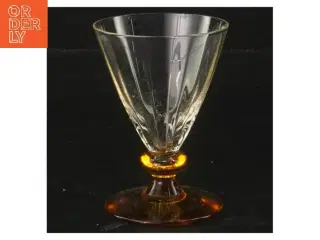 Vintage krystal glas (str. Ø 6,5 cm længde 9 cm)