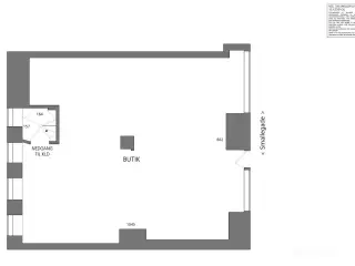 Stort butikslokale på Smallegade i hjertet af Frederiksberg