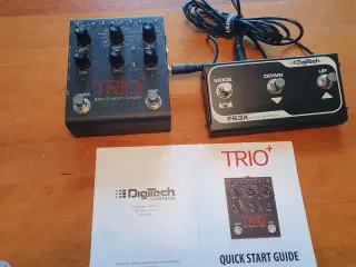 Digitech Trio+ Band Creator med pedal DigiTech FS3