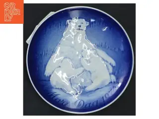 Bing & Grøndahl Mors Dag platte 1974 fra B&G (str. Ø 15 cm)