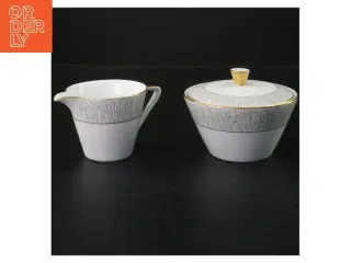 Koh-I-Noor flødekande og sukkerskål sæt (str. Ø. 8 cm. længde. 7 cm. og. ø. 11,5 cm. længde. 6,5 cm)
