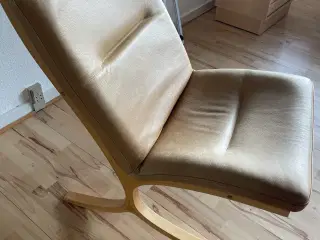 Lænestol med læder