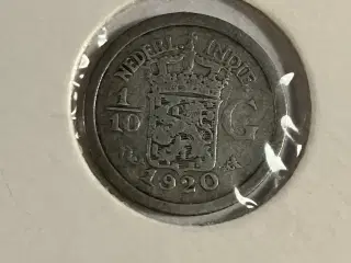 1/10 G Netherlands East Indies 1920