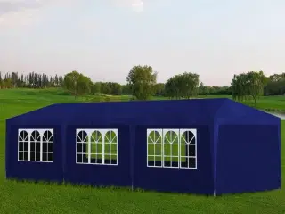 Festtelt 3 x 9 m blå