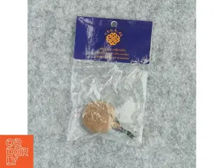 Miniature kobber stegepande med ophæng, dukkehus udstyr fra Vega (str. 5,5x3 cm)