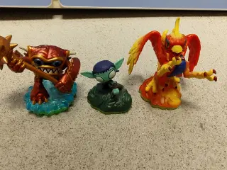 3x Skylanders Figurer 