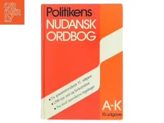 Politikens Nudansk Ordbog af No Author (Bog)
