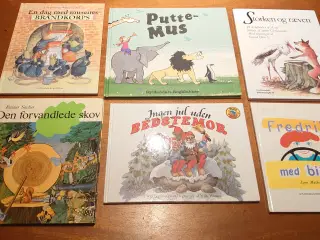 6 stk gode kvalitets børne-billedbøger.