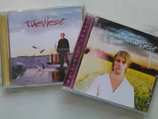 Tue West: 2 CD'er – Stk. 22 kr.  