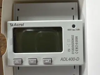 Bimåler til solcelle/batteri anlæg