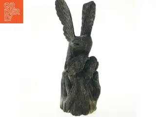 Håndlavet Træskulptur af Ørne(str. 48 cm)