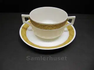 Guld Vifte Boulliongkop Lille 6x8 cm. Rc. 11552