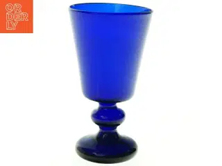 Blåt drikkeglas