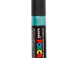Posca Tusch, PC-8K, streg 8 mm, broad, metal grøn, 1 stk.