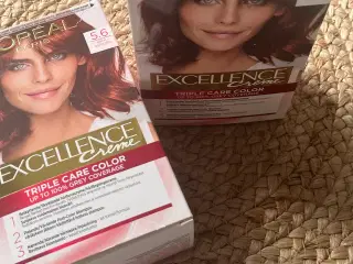 2 stk. Loreal Excellence hårfarve 