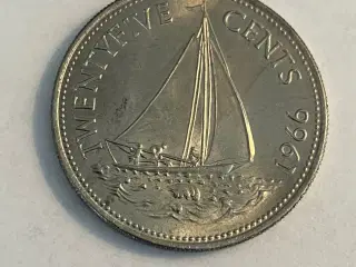 25 Cent Bahamas 1966