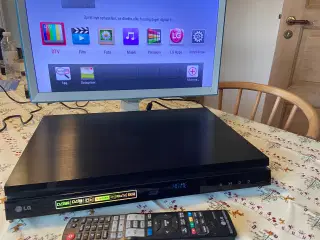 LG BluRay afspiller og harddisk optager