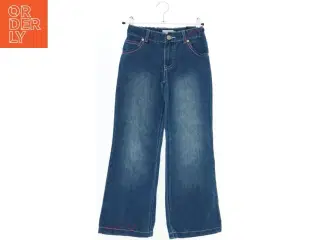 Børnejeans med pink syninger fra Units (str. 128)