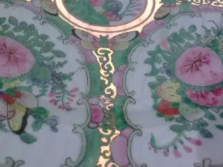 Lykke guld 'fortune cookie' tallerken fad