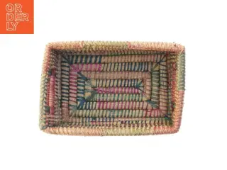 Flettet kurv (str. 31x19 cm)
