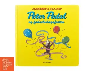 Peter pedal og fødselsdagsfesten fra Karlsen Egmont (str. 21 x 20 cm)