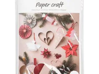 Klippepakke, Jul, natur, rød, hvid, 1 pk.