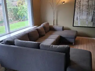 Sofa m/ 2 chaiselonger