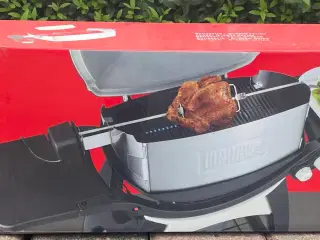 Weber Q300/3.000 rotisserie m. elektrisk motor