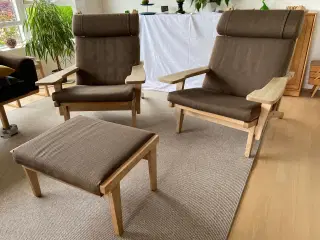 Wegner Getama 375 og en skammel EG