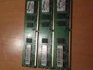 3X1GB DDR2 ram
