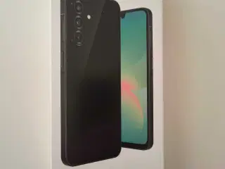 Samsung Galaxy A26 5G smartphone i ubrudt emballag